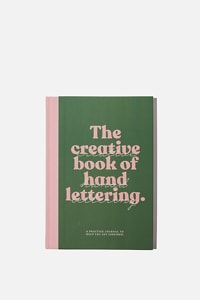 Typo - A5 Hand Lettering Activity Journal - Hand lettering