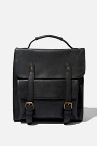Typo - Buffalo Satchel Backpack - Black