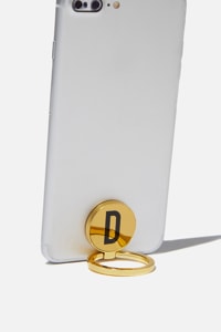 Typo - Metal Alpha Phone Ring - Gold d