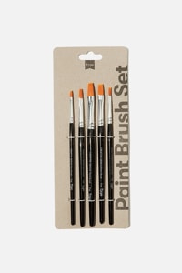 Typo - Paint Brush Set - 5pk black