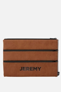 Typo - Personalised Keep It Together Pencil Case - Mid tan