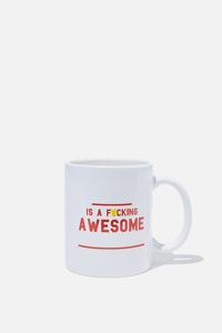 Typo - Personalised Mug - Is f#$king awesome