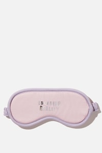 Typo - Premium Sleep Eye Mask - Blush escaping reality
