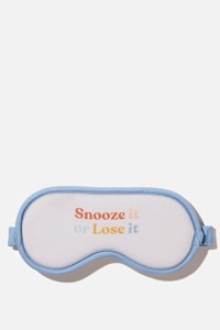 Typo - Premium Sleep Eye Mask - Bone snooze