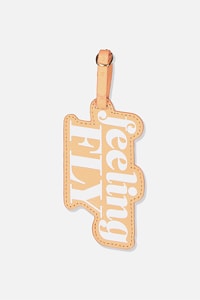 Typo - Shape Shifter Luggage Tag - Feeling fly