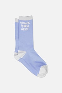 Typo - Womens Novelty Socks - Thank you next