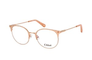 Chloé Hammered CE 2141 705, including lenses, ROUND Glasses, FEMALE