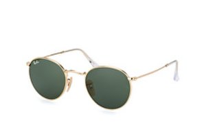 Ray-Ban Round Metal RB 3447 001 small, ROUND Sunglasses, UNISEX, available with prescription