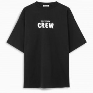 Balenciaga Black Crew large fit t-shirt