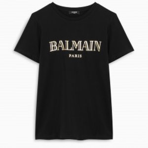 Balmain Black and gold S/S t-shirt