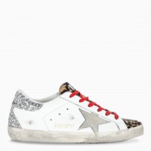 Golden Goose White/animalier/silver Superstar sneakers