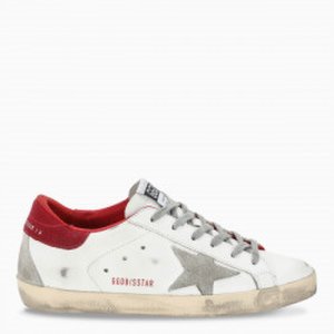 Golden Goose White/red Superstar sneakers