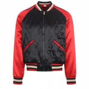 Gucci Black and red reversible padded jacket