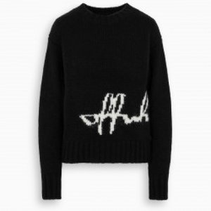 Off-White™ Black logoed sweater