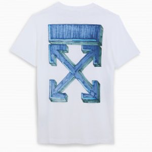 Off-White™ White and blue Marker t-shirt