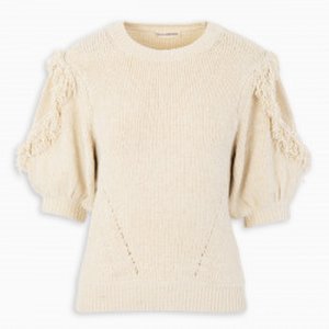 Ulla Johnson Cream Noor knit top