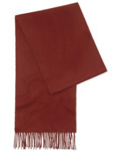 Charles Tyrwhitt - Burnt orange cashmere scarf