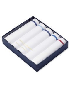 Cotton White Handkerchief Box Set