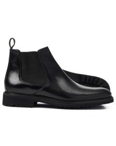 Charles Tyrwhitt - Leather black extra lightweight chelsea boots