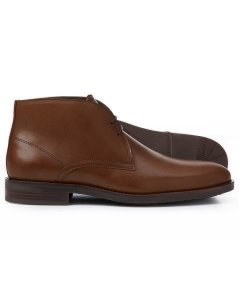 Charles Tyrwhitt - Leather brown performance chukka boots