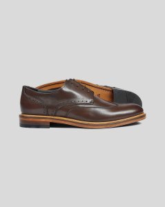 Charles Tyrwhitt - Leather derby shoe - brown