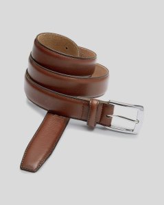 Leather Smart Belt - Tan
