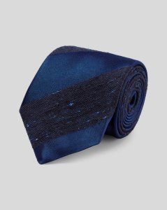 Charles Tyrwhitt - Silk stripe english heritage luxury tie - navy