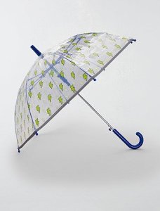 Parapluie transparent 'éclairs'