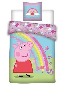 Peppa Pig - Parure de lit en microfibre 'pegga pig'