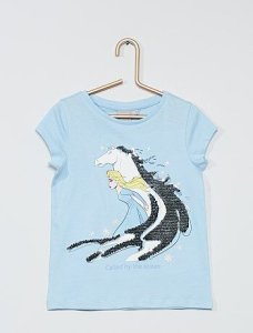 T-shirt à sequins 'La Reine des sequins'