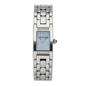 Audemars Piguet Blue Diamonds Stainless Steel Promesse 67259ST. ZZ.1156ST.03 Women's Wristwach 20 x 36 MM