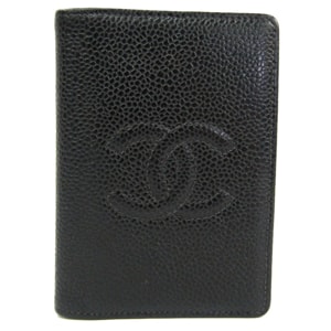 Chanel Black Caviar Leather Business Card Case