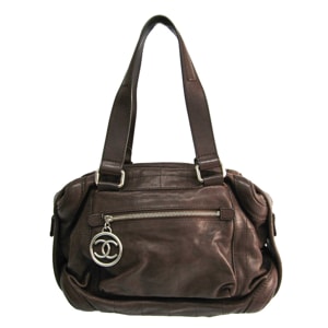 Chanel Brown Leather Shoulder Bag