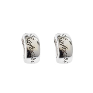 Chopard Chopardissimo 18k White Gold Clip-on Huggie Earrings