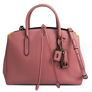 Coach Smoke Pink Leather Cooper Carry All Bag