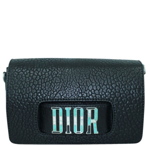 Dior Black Leather J'Adior Mosaic Dio(r)evolution Bag