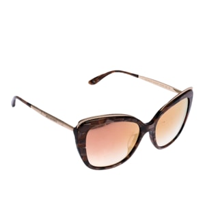 Dolce & Gabbana Pink Gradient/Cube Bronze DG4332F Sunglasses