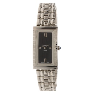 Givenchy Black Stainless Steel Apsaras Women's Wristwatch 21MM