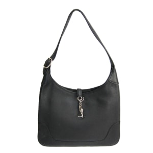 Hermes Black Togo Leather Trim 31 Shoulder Bag