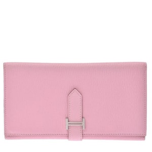 Hermes Cherry Blossom Leather Wallet