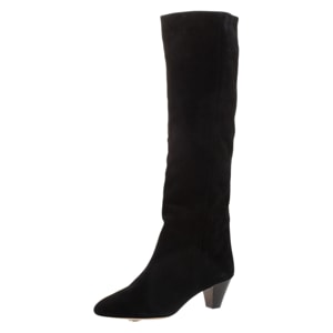 Isabel Marant Black Suede Knee Length Boots Size 36