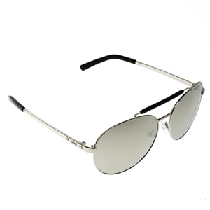 Korloff Silver/Silver Mirrored KOR2018 Aviator Sunglasses