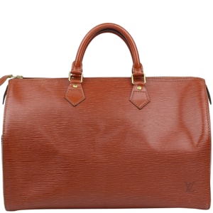 Louis Vuitton Kenyan Fawn Epi Leather Speedy 35 Bag