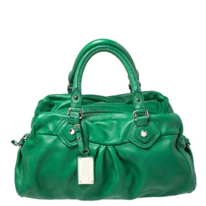 Marc by Marc Jacobs Green Leather Classic Q Groove Shoulder Bag