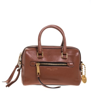 Marc Jacobs Brown Leather Recruit Satchel