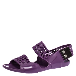 Marni Purple Jelly Slingback Sandals Size 36