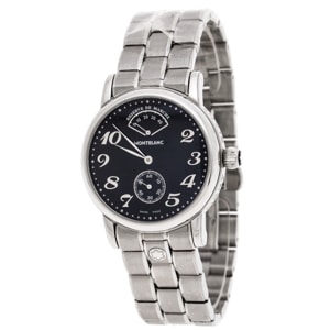 Montblanc Black Stainless Steel Meisterstück 7017 Men's Wristwatch 36MM