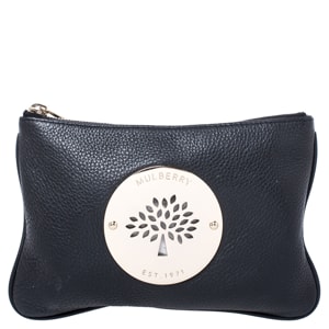 Mulberry Black Leather Daria Pouch