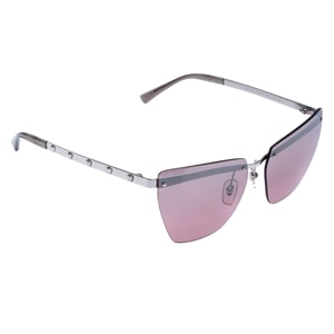 Versace Silver/ Lavender 2190 Rimless Medusa Cat Eye Sunglasses