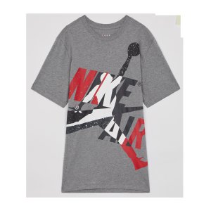 Tee Shirt Logo Jumpman Jordan Gris/rouge/blanc M Male